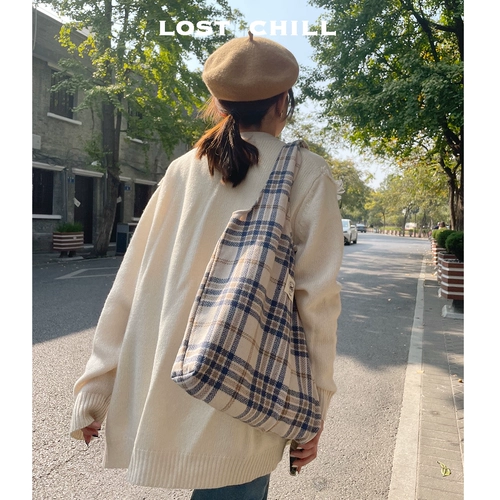 Демисезонный шерстяной ретро брендовый жилет, скандинавская сумка