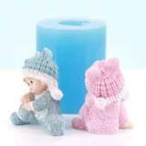 Детская кукла, акриловый фондан, силиконовая форма, глина, DIY