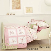 ※ lưu truyền của Hoa Kỳ Trung Quốc Doll - Peony Pavilion "ba mảnh bông chăn - Quilt Covers