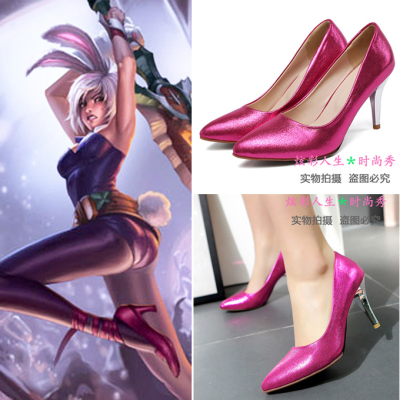 taobao agent Heroes, extra large footwear high heels, cosplay, plus size