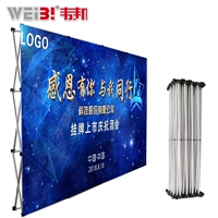 Pullnet Showcore Aluminum Alloy Выставка рекламного знака -Захват на стенах.