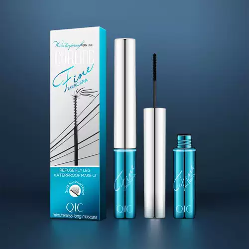 QIC чрезвычайно тонкая тушь подходит для обнаженной макияжа стройная и тонкая кисточка для управления консервацией воды Чжан Кукол