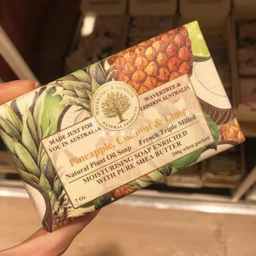 Spot Australian Vana Wavertree London Plant Plant Эфирное масло мыло 200 г купание