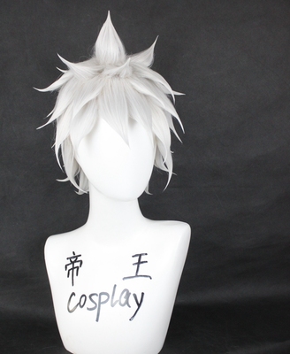 taobao agent Emperor cosplay wigs of cos Naruto Uchiha, Uchiha, Zi Dao Six Fairy Silver Gray Explosion Fake Mao