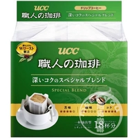 Япония импортированные сотрудники UCC теперь измельчают черный кофейный порошок с ухом, богатый 18 кусочками зеленых
