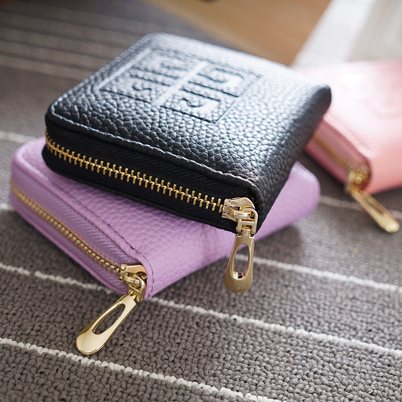 Ms. wallet 2015 new autumn litchi Korean female short section of small purse Men zipper bag Clutch bag pattern