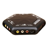 Бесплатная доставка с питанием AV Switching Audio и Video Resesschentor Four -In -One Out 4 дюйма, 1 из AV Converter с дистанционным управлением
