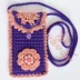 Túi đeo chéo điện thoại di động nữ mùa hè nhỏ tươi đi bộ ví Hàn Quốc Túi móc handmade hoàn thành màu sắc có thể được tùy chỉnh - Túi điện thoại túi cầm tay nữ Túi điện thoại