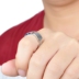 Nhẫn biến dạng nhẫn nam phiên bản cá tính của thủy triều titan thép sáng tạo ngón trỏ nhẫn nhẫn nhẫn chữ đơn giản nhẫn tay trang sức nhẫn nam kim cương Nhẫn