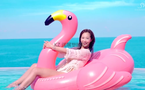 Электрический экологичный надувной воздушный насос, фламинго