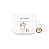 Простые и креативные новые AirPods 3 -го поколения защитная обложка Airpodspro Второе поколение подходит для Apple Hearset Case Airpods1 Generation 2 Generation Прозрачная силиконовая защитная оболочка смешная милая оболочка