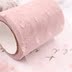 Ins nylon dệt sóng điểm dày đặc lưới sợi ruy băng nơ handmade DIY trẻ em kẹp tóc chất liệu phụ kiện tóc - Phụ kiện tóc băng đô nam Phụ kiện tóc