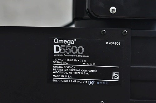 American Omega D5500 большой черно -белая концентрация большая машина 4x5 увеличительная машина темная комната принадлежности