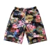 Mùa hè 2019 mới quần short cotton và vải lanh phong cách dân tộc quần hoa lớn 衩 quần jean rộng kích cỡ rộng rãi quần short đi biển - Quần bãi biển Quần bãi biển