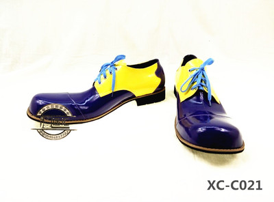 taobao agent Wanda Most high-end long flat-headed color series clown shoes Clownshoe clown character played shoes XC-C021