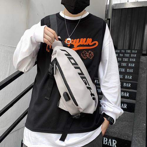 Спортивная сумка через плечо в стиле хип-хоп, небольшая сумка, рюкзак, нагрудная сумка