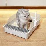 Кошачий кошачий кошачий туалет полузвековые кошачьи песочная тарелка квадратный дерьмо