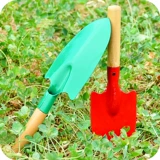 Зеленое растение цветочное горшка мини -лопата цветочной лопаты маленькая железная лопата полевые цветы многофункциональные маленькие лопаты домашнее садоводство
