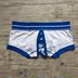 Đồ lót nam Net Boxer WJ 2016DPJ Modal đồ lót gợi cảm phía trước và phía sau mở ra bị rò rỉ hông đồ lót nam sịp con voi Nam giới