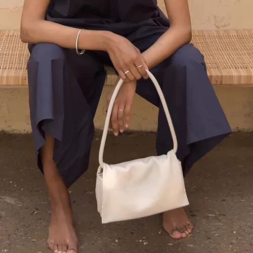 Вместительная и большая сумка подмышку, коллекция 2021, трехслойная вуаль, широкая цветовая палитра