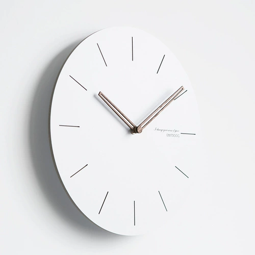 Emitdoog12 дюйма Nordic Watch Living Room Современная простая креативная спальня для спальни, мебель европейская стиль висящие часы молчание