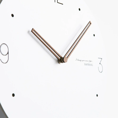 Emitdoog12 дюйма Nordic Watch Living Room Современная простая креативная спальня для спальни, мебель европейская стиль висящие часы молчание