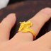 Thời trang độc đoán Vàng 18K nhẫn nam trang sức rồng 999 chân vàng rồng và phượng hoàng nhẫn nhẫn nhẫn gửi mặt dây chuyền nhẫn đôi vàng tây Nhẫn