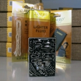 Мужская ветрозащитная зажигалка на керосине, 3D, 3 цветов, подарок на день рождения