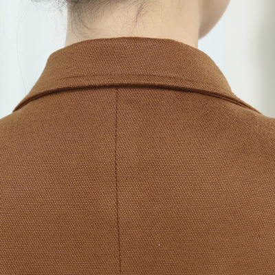 Mùa thu và mùa đông trung và cũ của phụ nữ tuổi vest không tay áo khoác mẹ túi dài vest top kích thước lớn hoang dã vest Áo vest