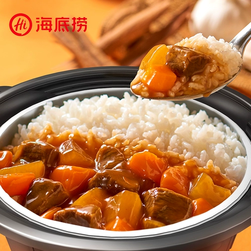Haidilao Self -Heating Rice, большая часть большого количества доступной еды, удобная еда, удобная рисоварка для цветной капусты рисовой