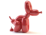Jeffkoons Jeffkoons Укажите воздушное шарическое лечение собак Скульптура скульптура Sculpture nordic ins тренда стена висит