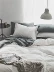 Bộ đồ cotton bốn mảnh được giặt theo phong cách Nhật Bản đơn giản Bắc Âu màu xám đơn giản 1.8 bộ đồ giường chăn ga trải giường - Bộ đồ giường bốn mảnh bộ drap giường 1m6 Bộ đồ giường bốn mảnh
