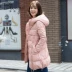 Thu đông 2016 mới băng sạch phiên bản Hàn Quốc của quần lọt khe mỏng dày nữ dài trùm đầu xuống áo khoác J1601036