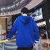 Áo len gió nam Hong Kong trùm đầu mùa xuân và mùa thu Phiên bản Hàn Quốc của xu hướng sinh viên áo hoodie tay áo bf cặp áo sơ mi