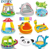 Intex, детская надувная ванна для рыбалки, морской бассейн с шариками
