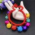 Lễ khai mạc Dancing Bracelet Dance Bell Bracelet Bện dây đỏ Bell Vòng chân Vòng chân Vòng tay Bell - Vòng chân lắc chân nữ nhật bản Vòng chân