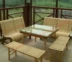 [Seiko] Bàn ghế tre tinh xảo B & B Đồ nội thất bằng tre Sân phong cảnh Bàn ghế tre Bàn cạnh tre - Bàn ghế ngoài trời / sân