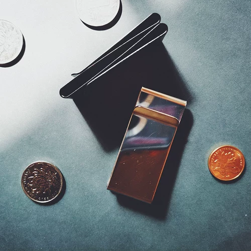 Универсальный портативный бумажник из нержавеющей стали, металлический зажим для денег для путешествий