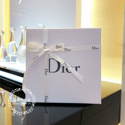 Dior, помада, духи, льняная сумка, коробка в подарочной упаковке для ухода за кожей, подарок на день рождения