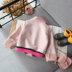 2018 mùa đông phong cách mới cô gái áo len cashmere ấm áp trẻ em đường may dây kéo hoang dã cộng với áo khoác nhung thủy triều áo khoác trẻ em đẹp Áo khoác