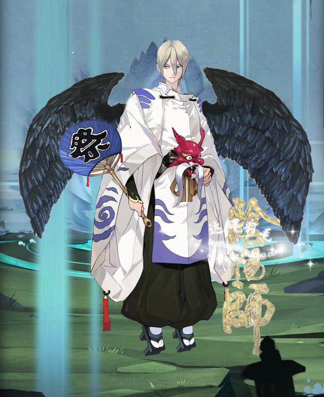 包邮网易阴阳师 大天狗 cos 羽毛翅膀 天使翅膀 120*80cm