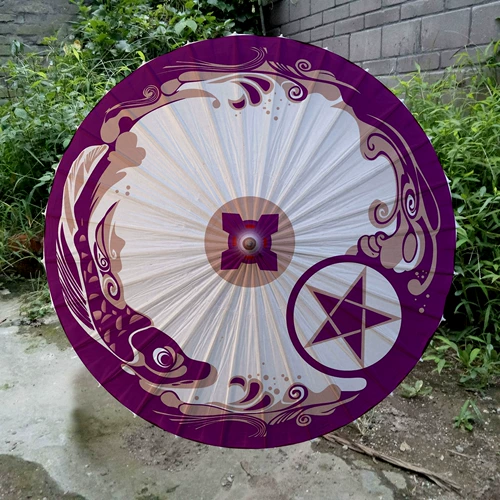 Нефтяная бумага зонтик древний стиль Цзяньганский Цзяньган Анти -Соединение Косплей косплей косплей камера реквизит танцевальный зонтик аниме