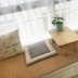 Lưới tre màu đỏ tùy chỉnh cửa sổ bay thảm trải sàn phòng khách thảm bốn mùa phòng ngủ thảm trải chiếu tatami dày không trơn trượt nệm gấp 1m6 Nệm