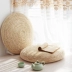 Futon dày rơm tatami trà tròn cửa sổ khoang ghế đệm phụ đệm thiền quỳ pad để chơi thiền đệm - Ghế đệm / đệm Sofa Ghế đệm / đệm Sofa