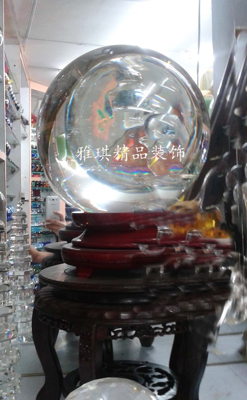 Feng Shui Crystal Ball Office Украшения прозрачный декоративный стеклянный  шар волшебный шар мяч дома ювелирных изделий мяч