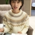 Shen Yue với Nhật Bản áo len nữ sinh viên mềm chị Hàn Quốc phiên bản của nhỏ len tươi áo len áo len đầu lỏng ngọt ngào Áo len