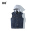 2019 mùa thu mới trai lớn cotton sinh viên denim vest trẻ em trẻ em không tay áo vest thủy triều - Áo ghi lê các mẫu gile đẹp cho bé Áo ghi lê