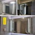 Treo tường phòng tắm tủ gương không gian Aluminum LED LED LIGHT LIGERET TUYỆT VỜI TUYỆT VỜI HIỆN ĐẠI HIỆN ĐẠI HIỆN ĐẠI tủ gương wc tu guong lavabo 
