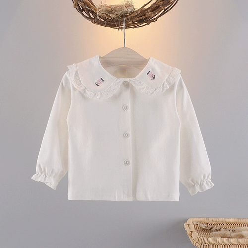 Осенний детский комплект, шерстяной жилет, хлопковая рубашка, 1-2-4 лет