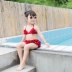 Đồ Bơi trẻ em Bãi Biển Mùa Hè Đồ Bơi Cô Gái Mặc Bikini Áo Tắm Hàn Quốc Nữ Bé Công Chúa Váy Áo Tắm Tập